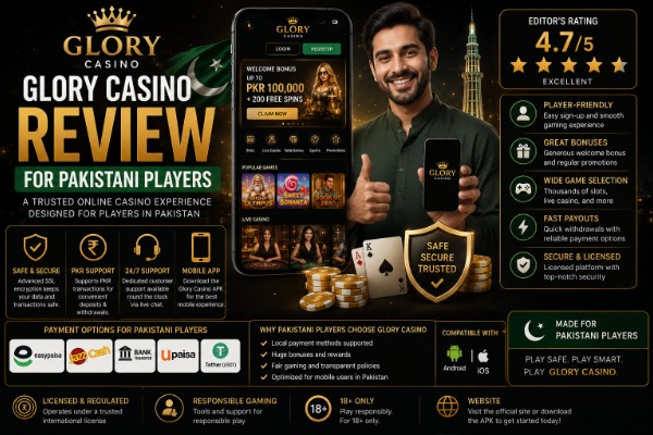 A Complete Look at Glory Casino: Pros, Cons, and Platform Features for Pakistani Players